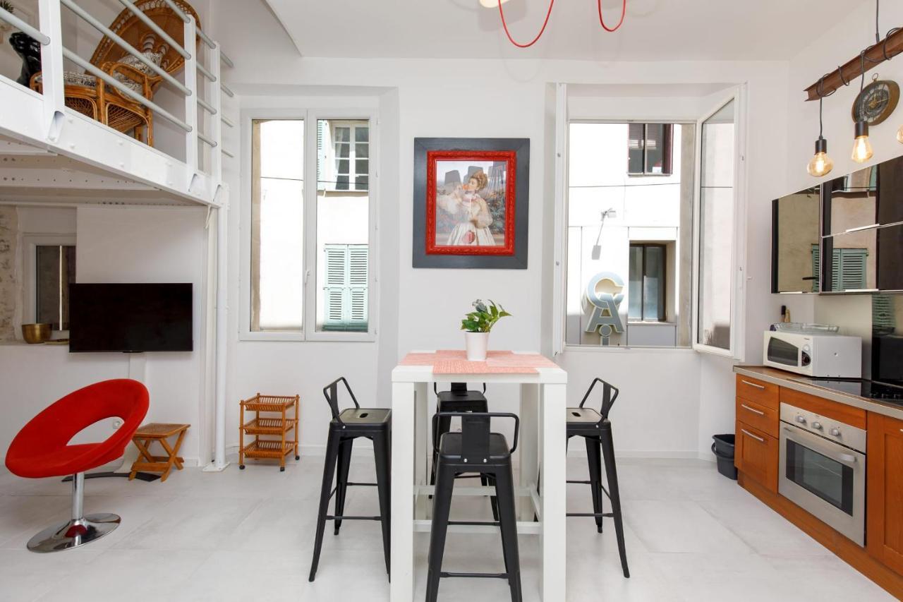 Superb Air-Conditioned Loft In The Heart Of Viel Antibes Appartement Buitenkant foto